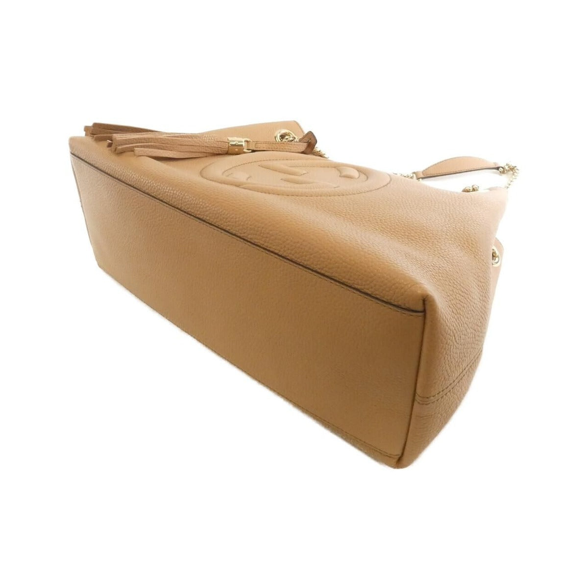 Gucci Shoulder Bag Leather Beige Rose — view 3