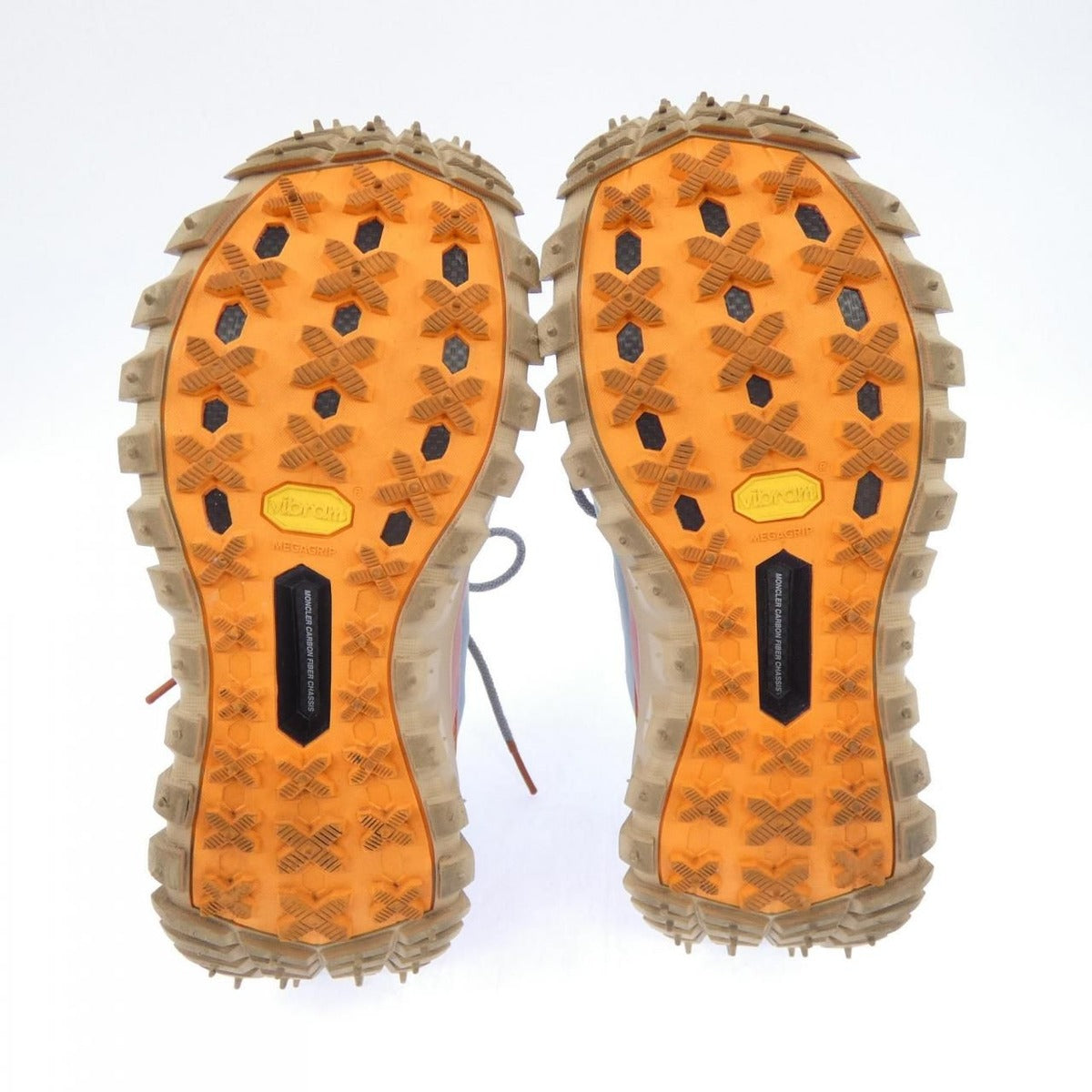Moncler Sneakers Beige 41 Blue Orange Pink — view 4