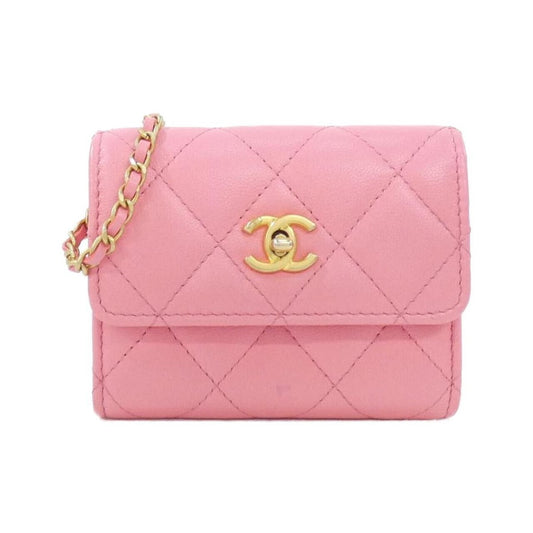Chanel Chain Clutch Pink Mat