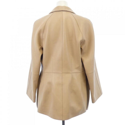 Hermes Leather Jacket Beige — view 2