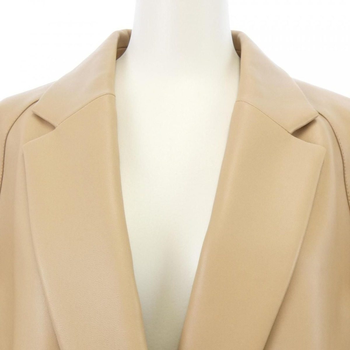 Hermes Leather Jacket Beige — view 5