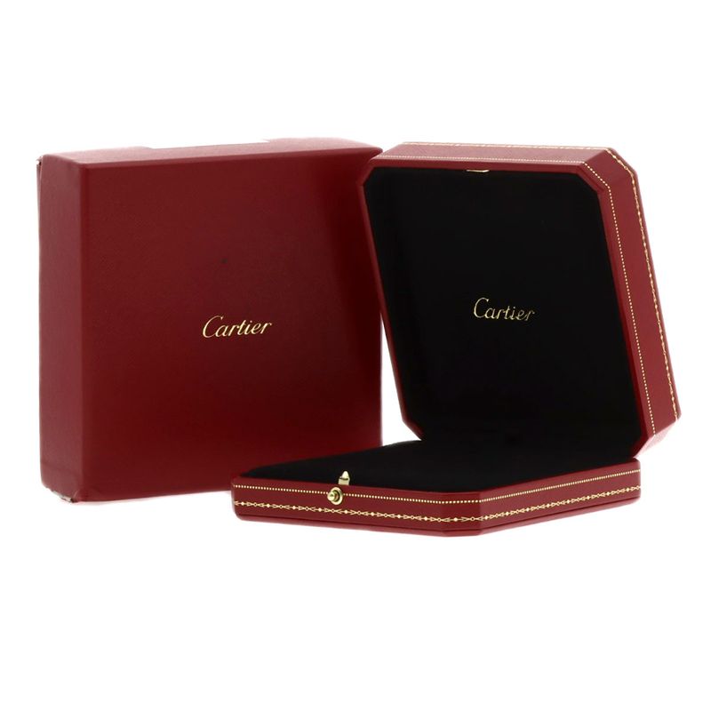 Cartier D'amour G-vs1-ex Diamond Necklace 18K White Gold Ladies