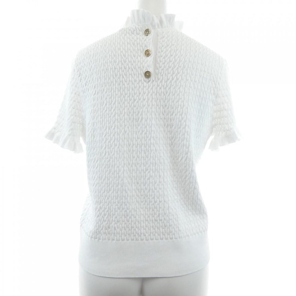 Chanel Knit Sweater White — view 2