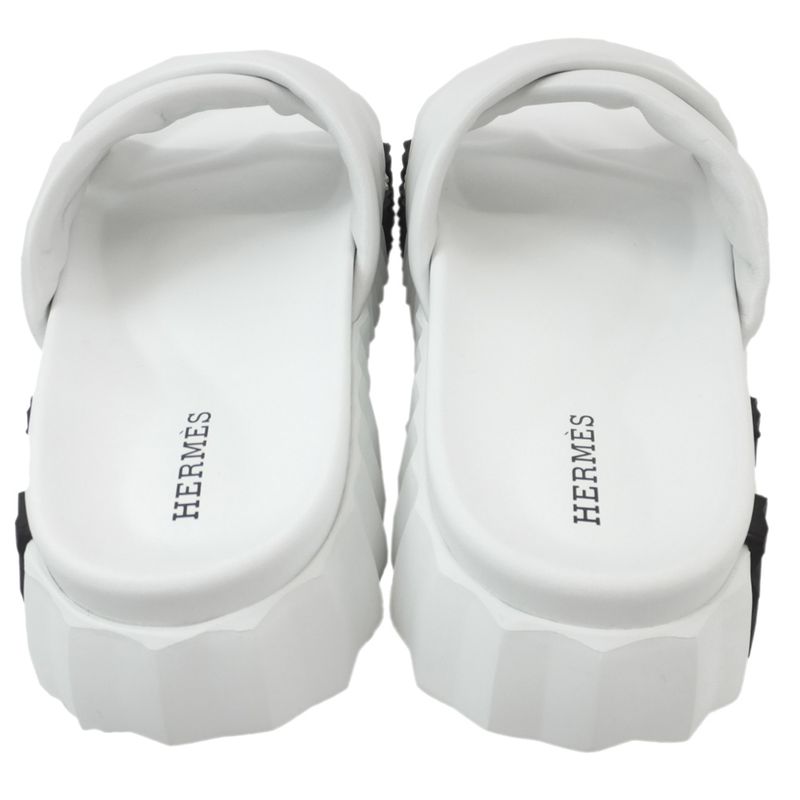 Hermes Infra Sandals White Size 36 23.0cm (9.06in) Equivalent Leather