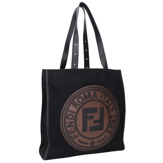 Fendi Lava Logo Canvas Tote