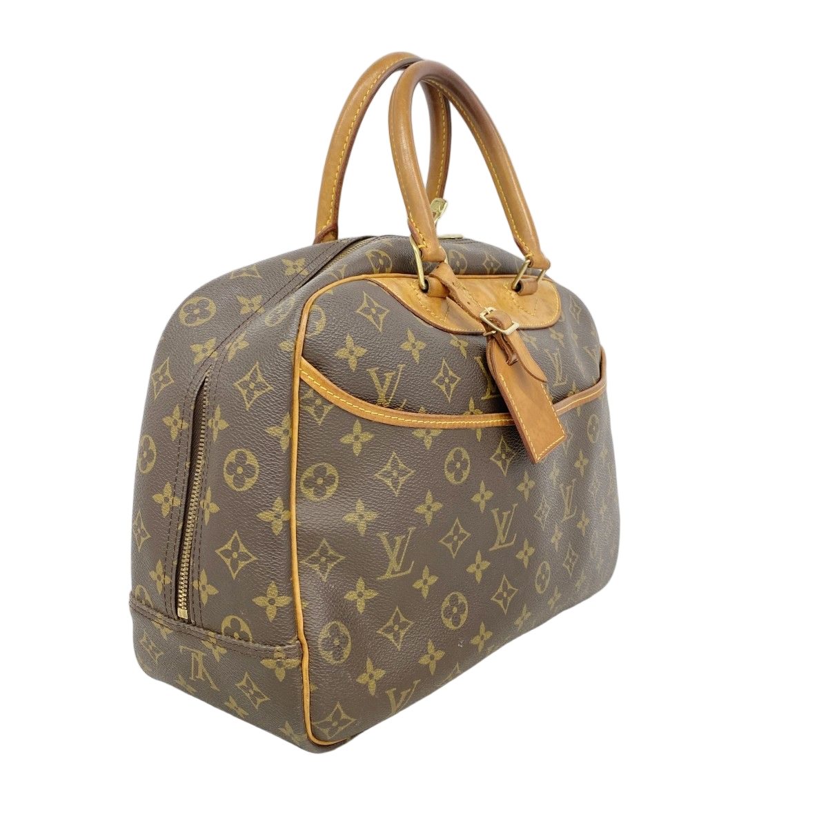 Louis Vuitton Handbag Monogram Deauville Brown — view 2
