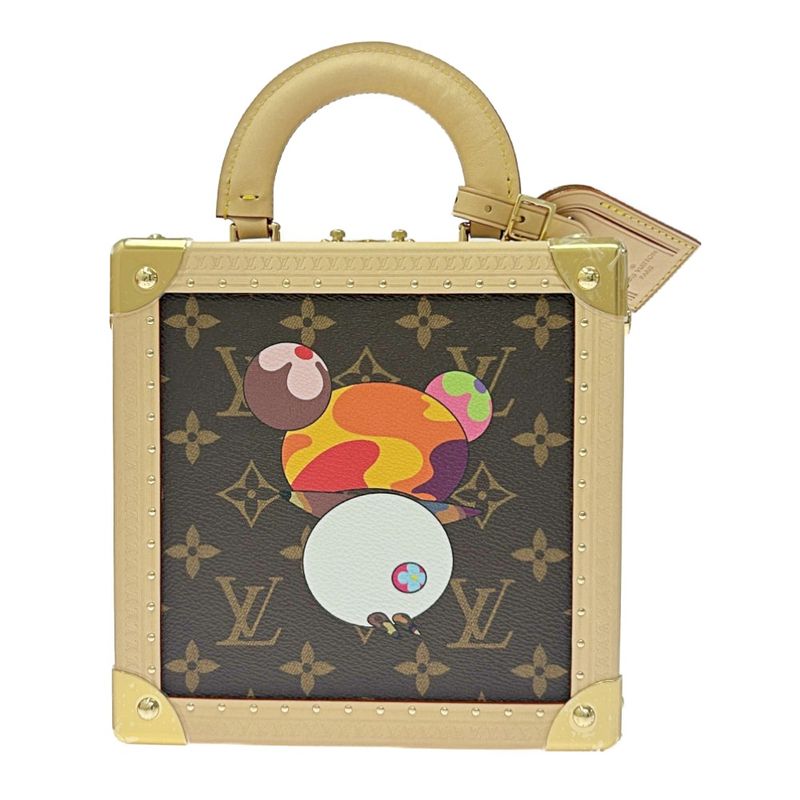 Louis Vuitton M13127 Monogram Mini Square Trunk X Takashi