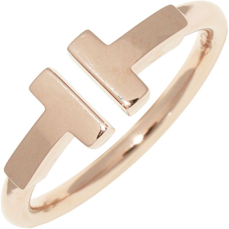 Tiffany & Co Rings 18K Pink Gold T-wire Ring