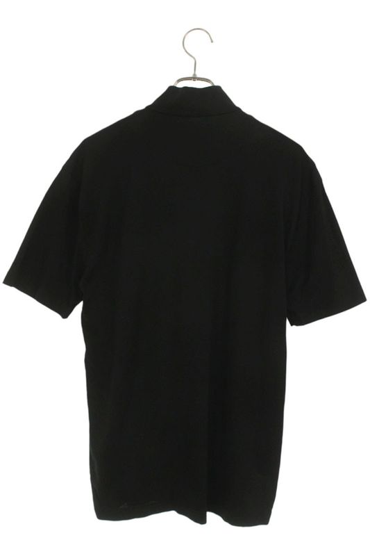 Prada Ujn917 S000 1YR4 Triangle Logo Plate Zip T-shirt Men's M