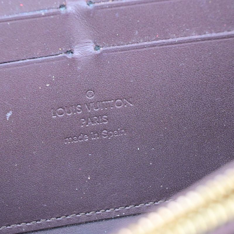 Louis Vuitton Wallet Zippy Wallet Amarante Enamel Leather Vernis M93522 67eb376