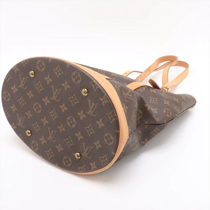 Louis Vuitton Monogram Bucket GM M42236 Leather Tote Bag Shoulder Hand A4 Brown