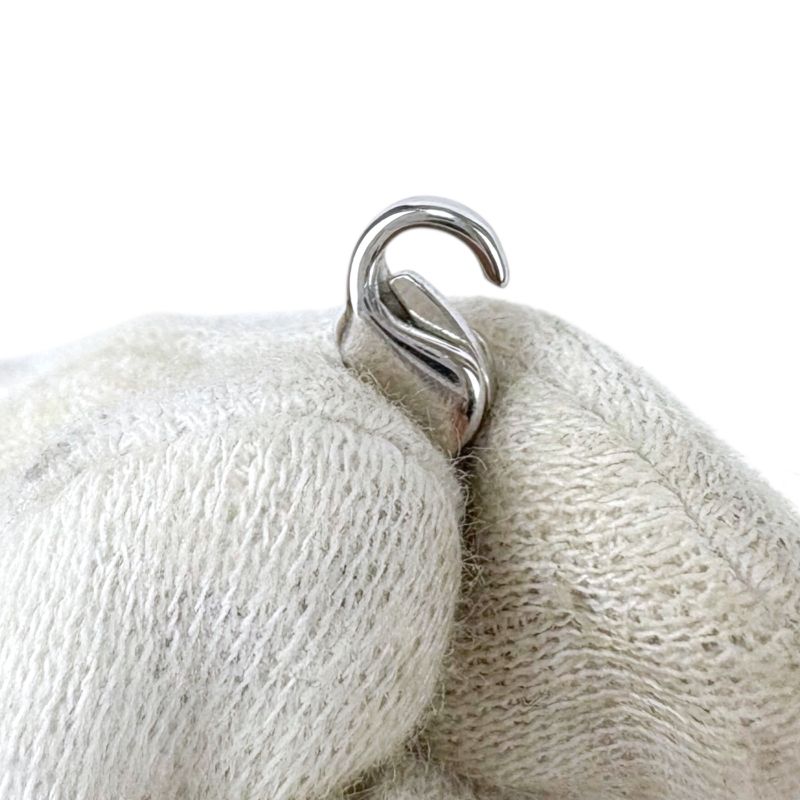 Christian DIOR J'adore E-mail Me Plate Necklace White Silver Color Accessories