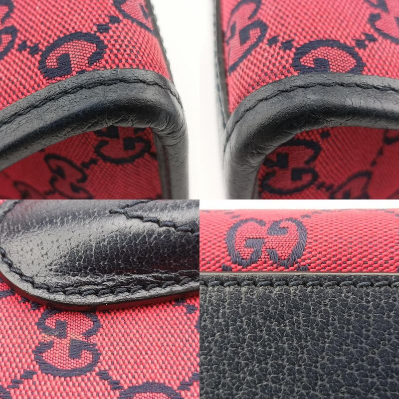 Guccigg Small Tote Red Canvas 659983h034575952