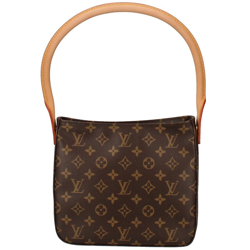 Louis Vuitton Looping MM M51146 Monogram Women's Shoulder Bag Brown Excellent