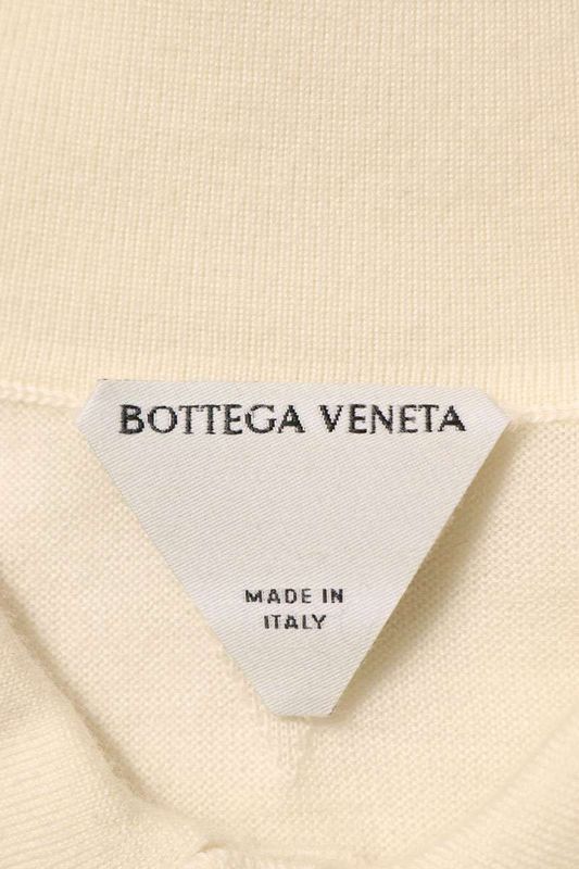 Bottega Veneta 25SS 812707 V4b70 Polo Knit Long Sleeve Cut And Sewn Men's S