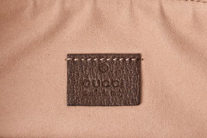 Gucci Brand Bag Unused Preowned Clutch Bag Clutch Pouch GG Supreme Brown Beige