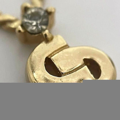 Christian Dior Necklace Ec22690 Gold Excellent Condition GP
