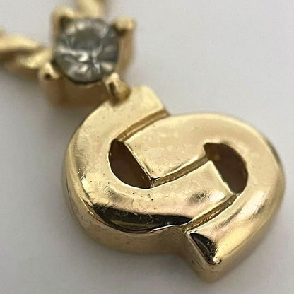 Christian Dior Necklace Ec22690 Gold Excellent Condition GP