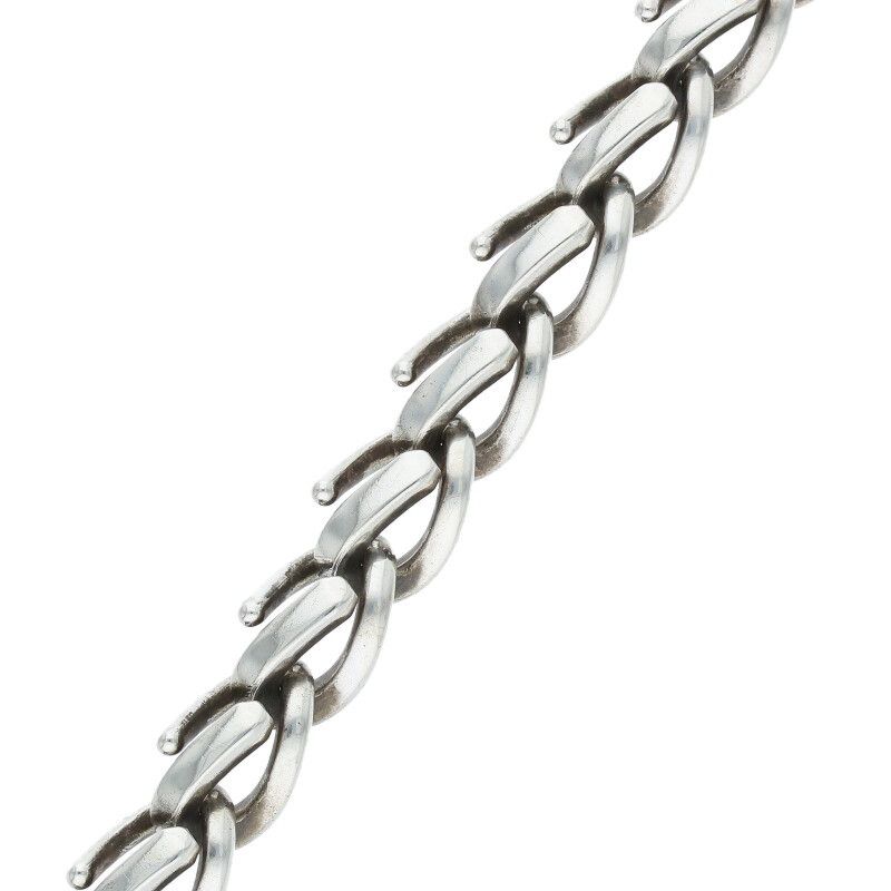 Tiffany & Co Forge Medium Link Silver Bracelet Men's L