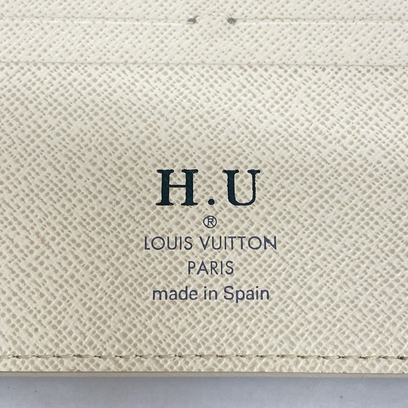 Louis Vuitton Damier Azure Portefeuille Antholite Long Wallet N63072 White