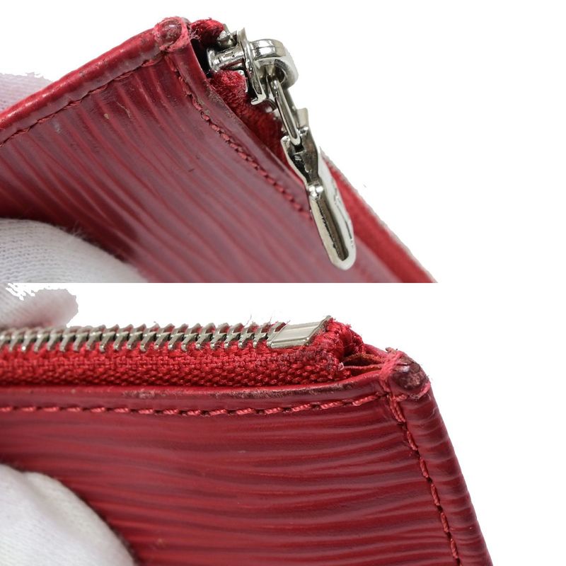 Louis Vuitton Key Case Coin Case Epi Red Pochette Cles M6380e 68sj341