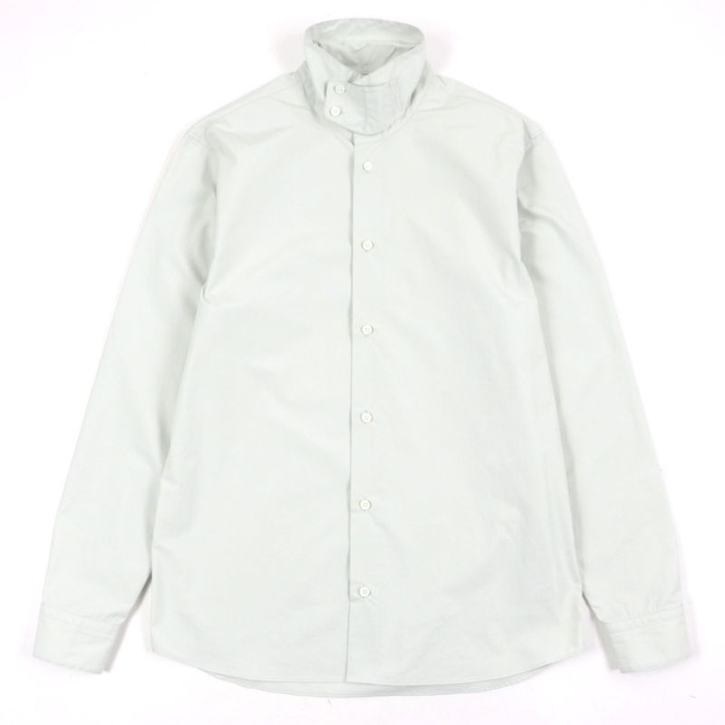  Hermes 23AW 100% Cotton Serie Button Long Sleeve Long Sleeve Shirt Light