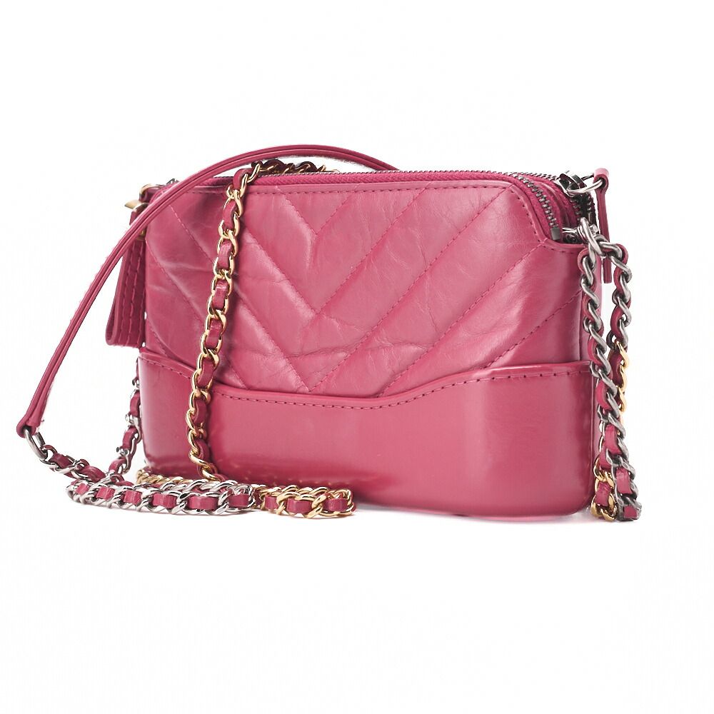 Chanel Chain Shoulder Bag Matelasse Gabrielle De Chanel Mini Silver And Gold