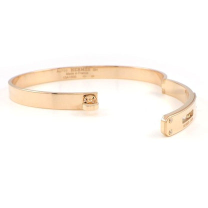 Hermes Bracelet Kelly PM H109032b 00SH 4 Points Diamonds Total 02ct 18K Pink