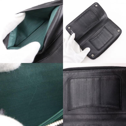 Chanel Paris New York Line Matelasse Lambskin Black Ladies Long Wallet