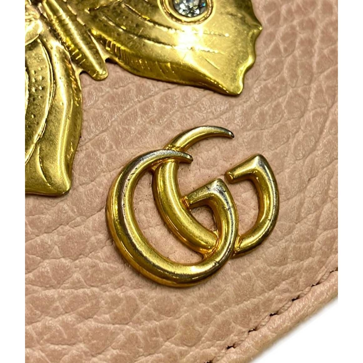 Gucci Bifold Wallet GG Marmont Animalier — view 10