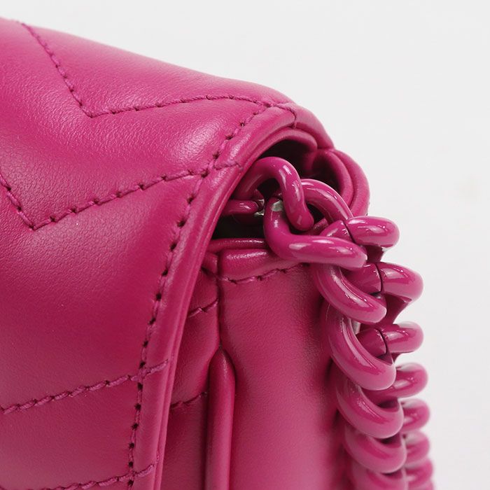 Gucci Chain Shoulder Bag GG Marmont 699757 Shoulder Bag Quilted Leather Women