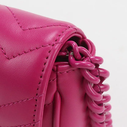 Gucci Chain Shoulder Bag GG Marmont 699757 Shoulder Bag Quilted Leather Women