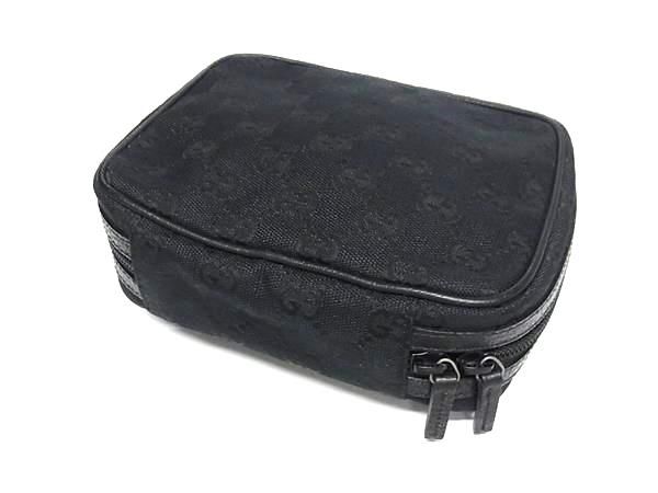 Pattern Gucci 153129 GG Pattern GG Canvas Makeup Pouch Multi Case Small Bag
