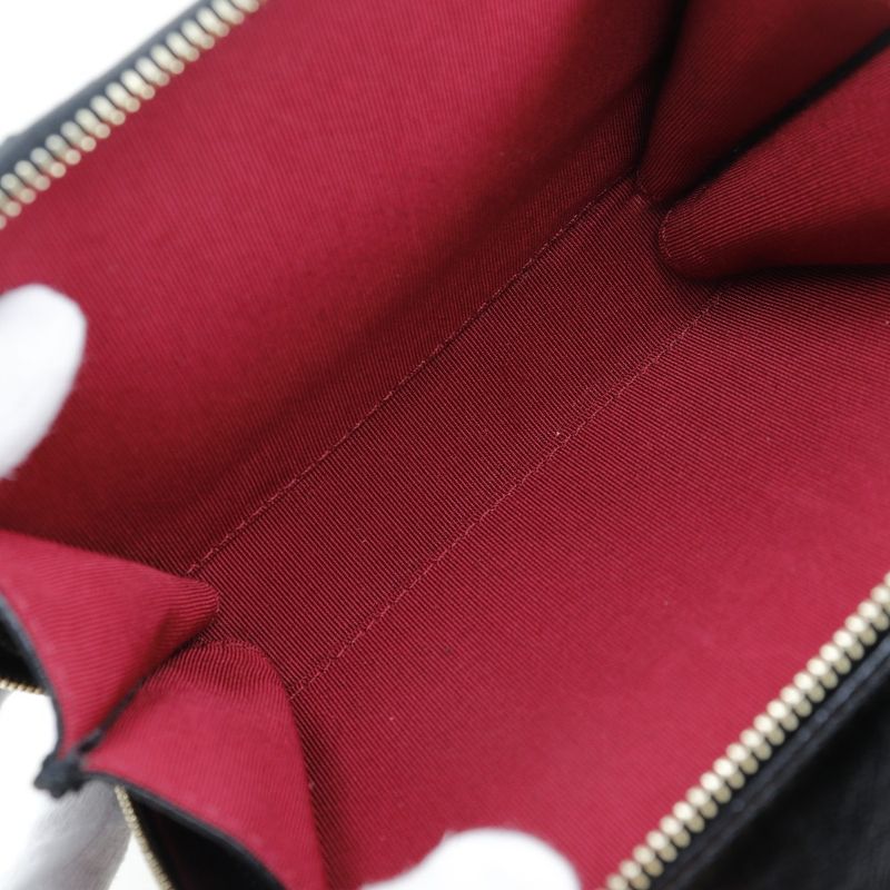 Chanel Mini Handbag Matelasse 2WAY Shoulder Lambskin Black Ladies Handbag