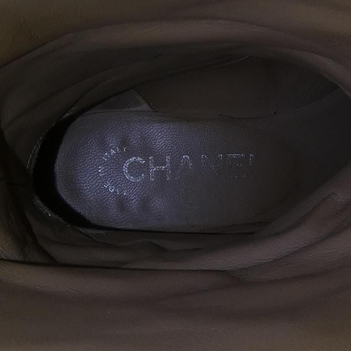 Chanel Long Boots Suede Brown — view 6