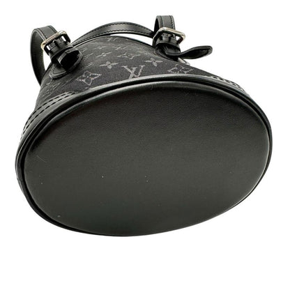 Louis Vuitton M92144 Monogram Satin Little Bucket Handbag Louis Vuitton Noir