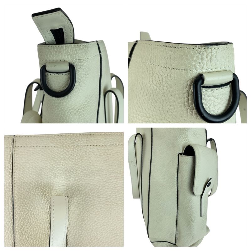 Louis Vuitton Taurillon Christopher Tote White Cream Leather M58477 Tote