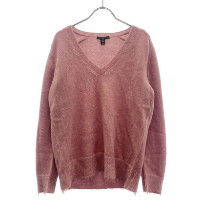 Louis Vuitton 13 AW V Neck Mohair Knit Sweater Rw132 B F4 Kl46 oeb Pink XS