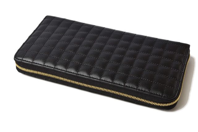Celine Wallet Long Wallet Large Zipped Wallet 10b553bfl Quilted Black