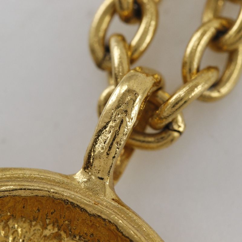Chanel Coco Mark Vintage Gold Plated Ladies 20.8g Necklace