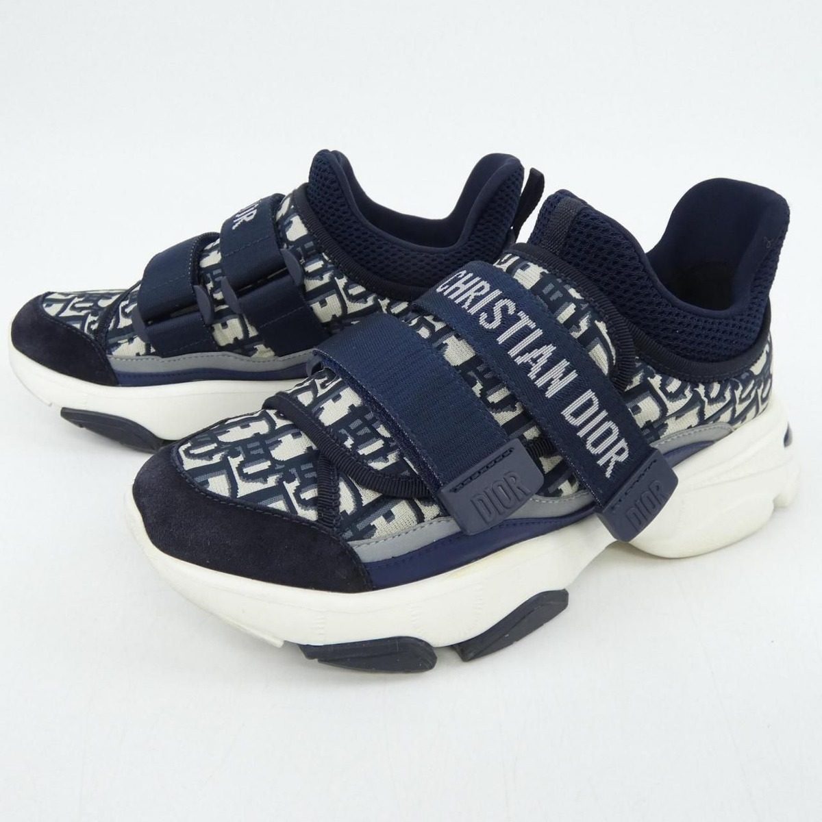 Dior Oblique Technical Fabric D-wander Sneakers — view 3