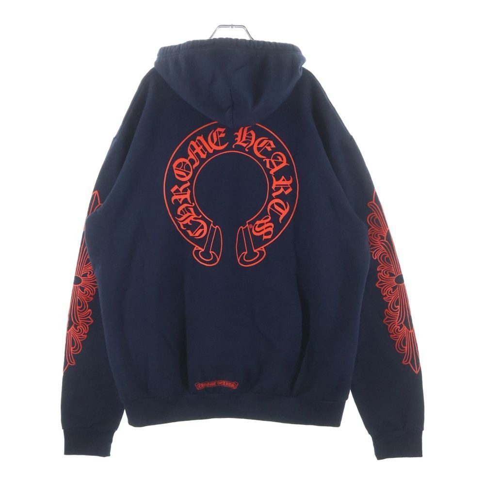 Chrome Hearts Sweatshirt Plvr Back Horse Sleeve Floral Print Hoodie Pullover