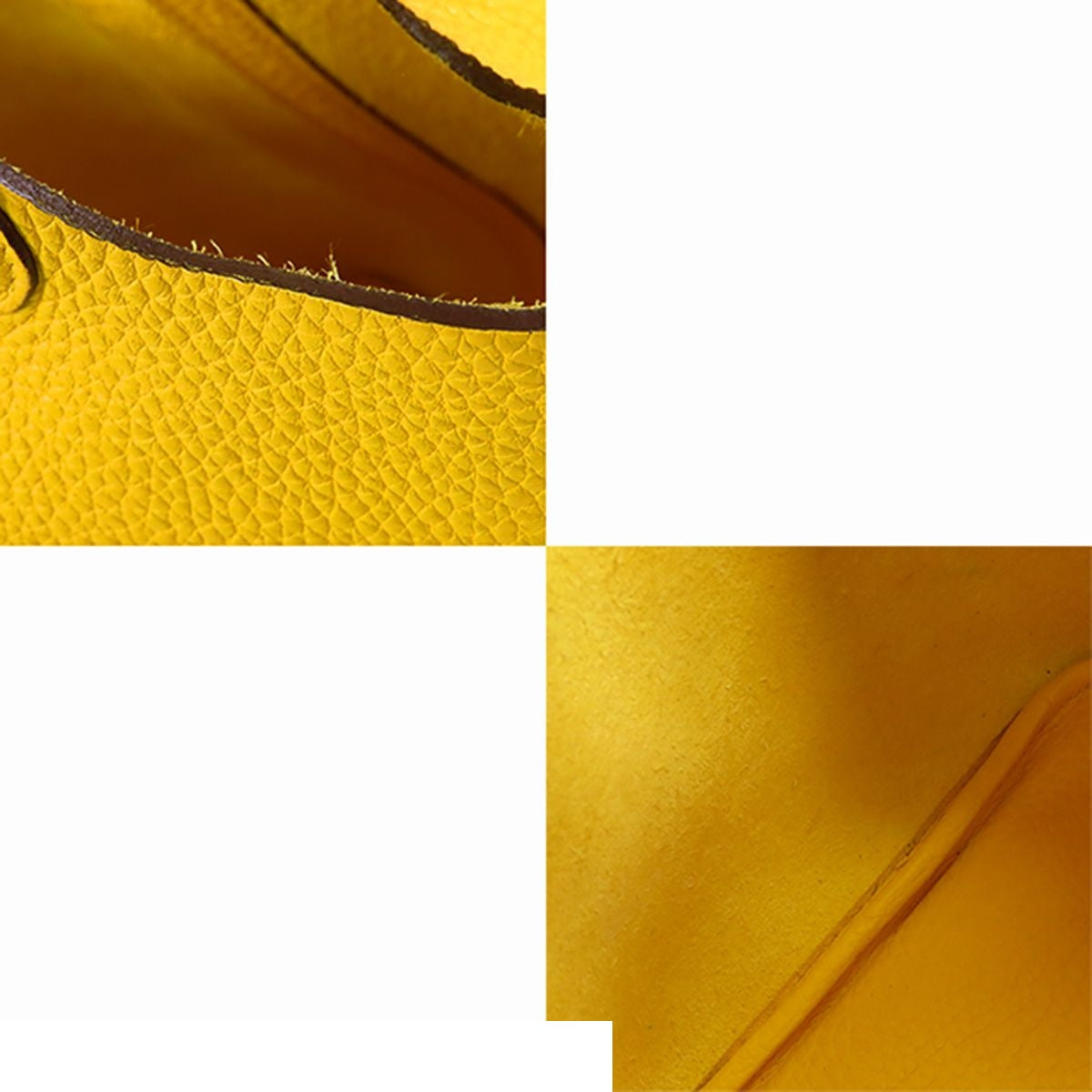 Hermes Picotin Lock PM Jaune Ambre Silver Taurillon Handbag — view 6