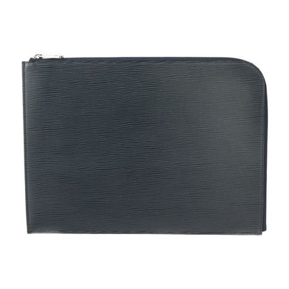 Louis Vuitton Pochette Jules GM Second Bag Leather Blue Marline Silver