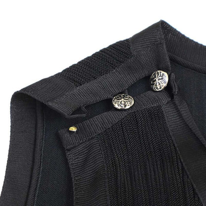 Chanel Sleeveless Dress P37549k02416 Black 42