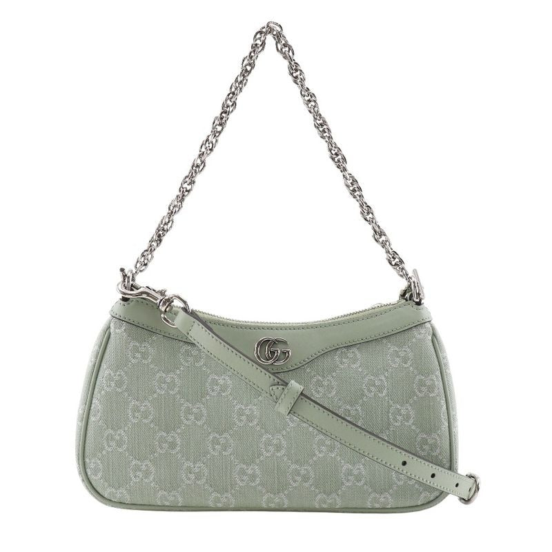 Gucci Offdia 3-Way GG Canvas Pale Green Women's Shoulder Bag