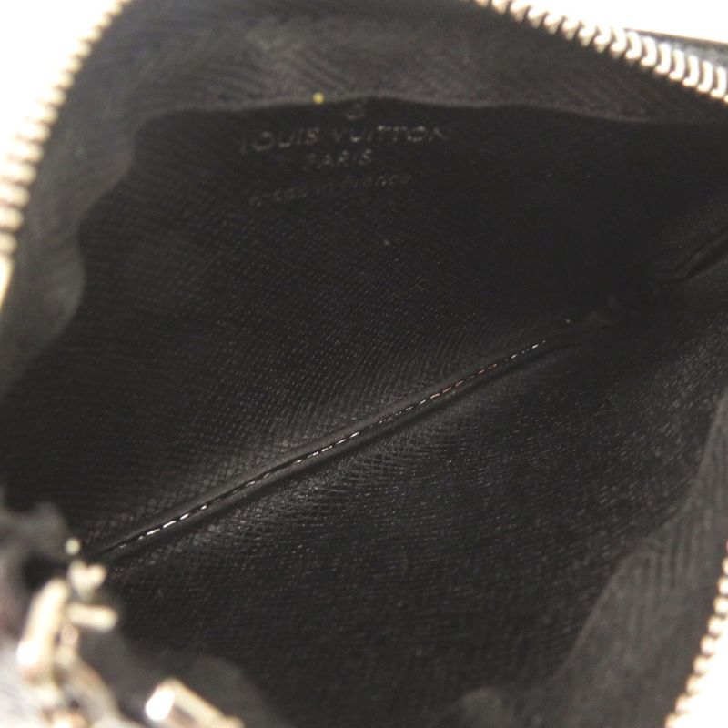 Louis Vuitton Pochette Cles Damier Graphite N60155 Coin Case LV 1206 Louis