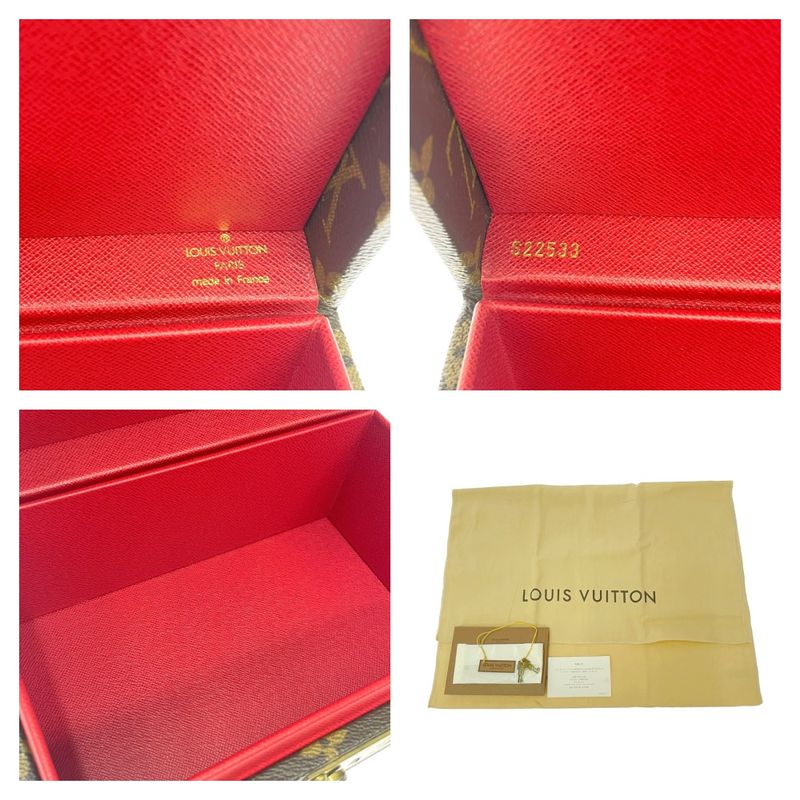 Louis Vuitton M47236 Monogram PVC Boiteau Jewelry Case Brown 476982 Bag