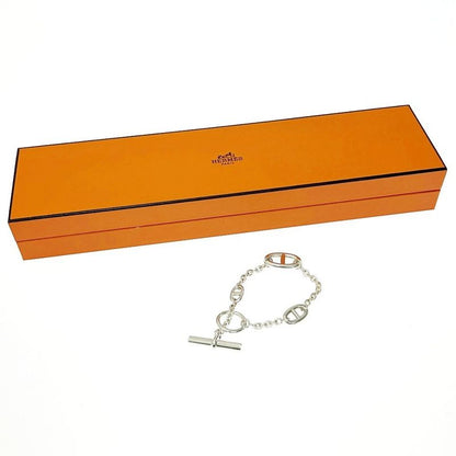 Hermes Silver Chaine D'ancre Farandole Bracelet 25.3g 925 Engraved 420158
