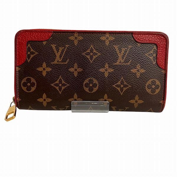 Louis Vuitton Monogram Zippy Wallet Retiro M61854 Long Wallet Women